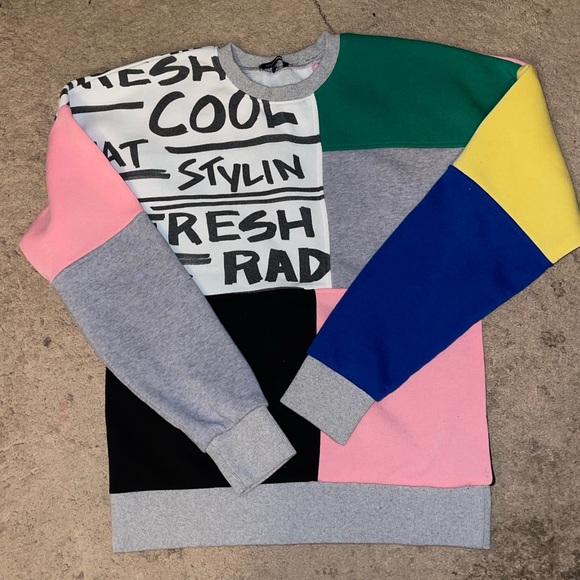 Fashion Nova Written On The Walls Sweatshirt - Picture 2 of 3